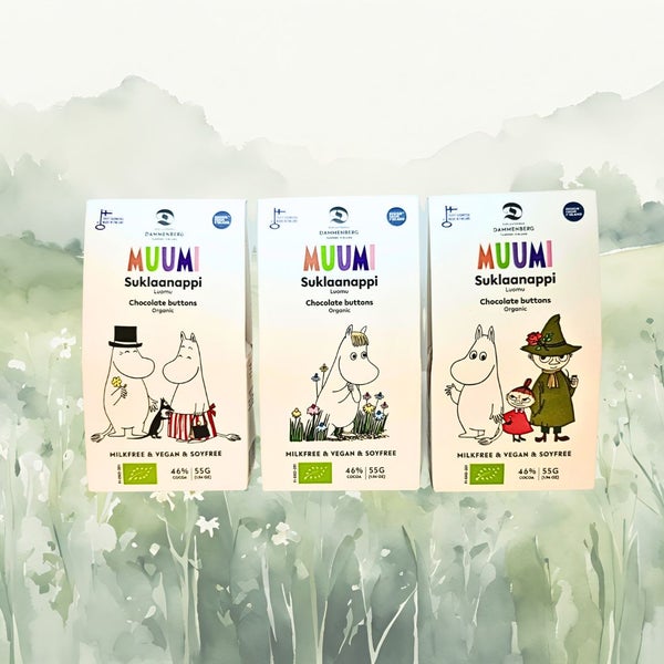 Moomin chocolate button -  46 %  55g